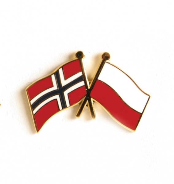 Vennskaps pin Norge - Polen