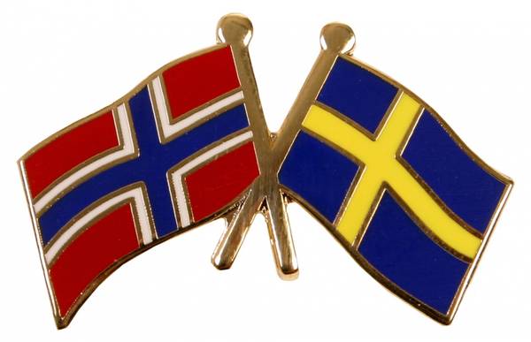 Vennskaps pin Norge - Sverige